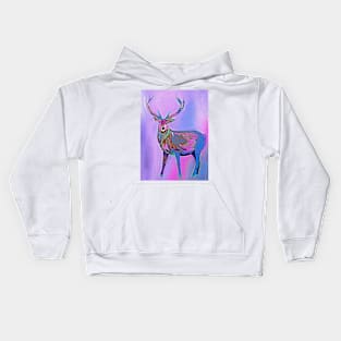 Deer Rainbow Kids Hoodie